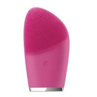 Food Grade Silicone Sonic Vibrating Facial Washing Brush