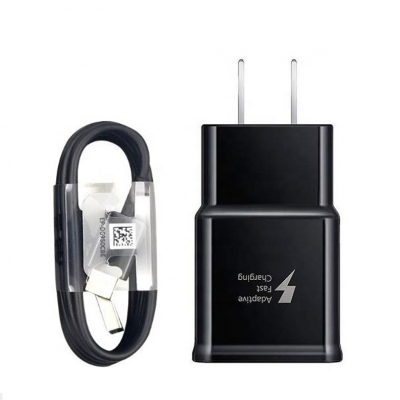 Factory 2in1 USB Charger with Type C Usb Cable For Samsung S8  Fast Charging USB Wal Charger